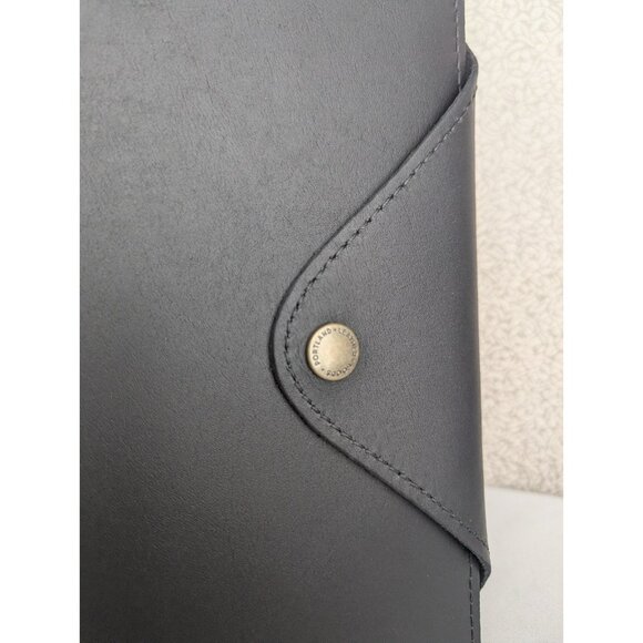 FINAL PRICE DROP NEW Portland Leather Goods PLG Large Snap Journal Black - Picture 5 of 9